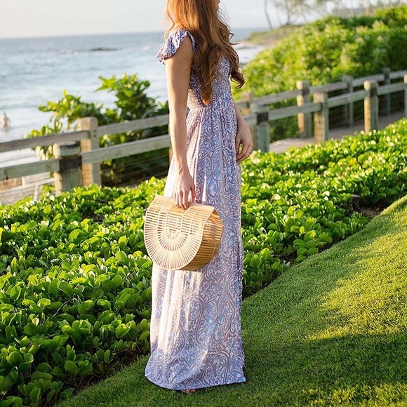 Handbags - 28 cm Vintage bamboo half arc bag